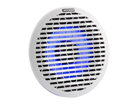 KICKER KM614FL – white grille view