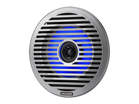 KICKER KM614FL – silver grille view
