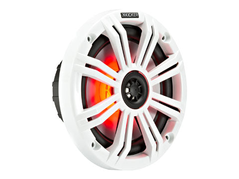 KICKER KM 6.5" 4Ω LED Coaxial – side
