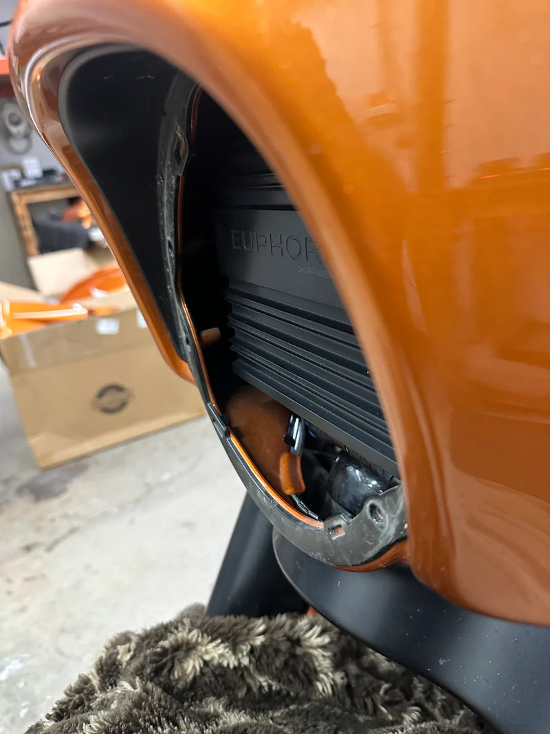 XEL Customs Headlight Extension (09‑Up Street Glide)