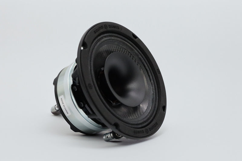 SoundQubed 6" BGX Series Pro‑Hybrid Mid w/ 2" Horn — Hybrid Horn Mid for Bagger Audio