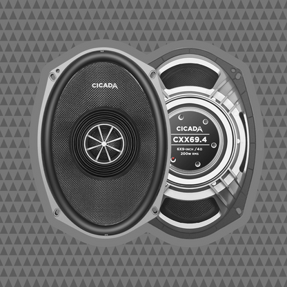 Cicada Audio CXX69 Coaxial Speakers 6x9" (2Ω and 4Ω)