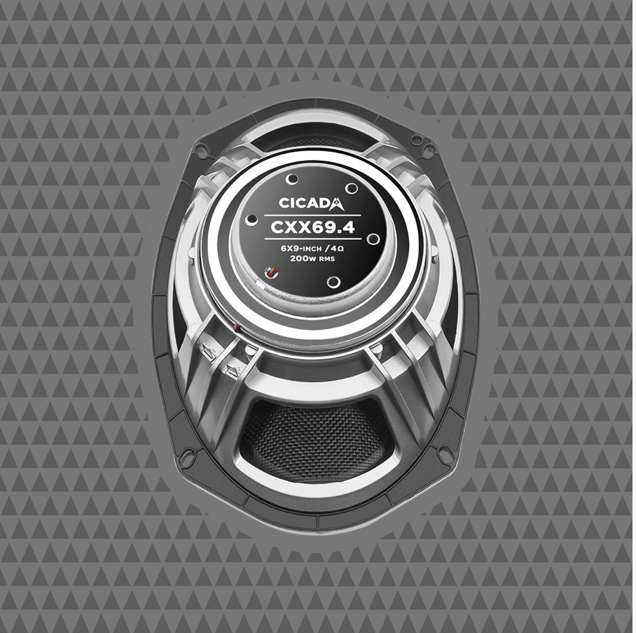 Cicada Audio CXX69 Coaxial Speakers 6x9" (2Ω and 4Ω)