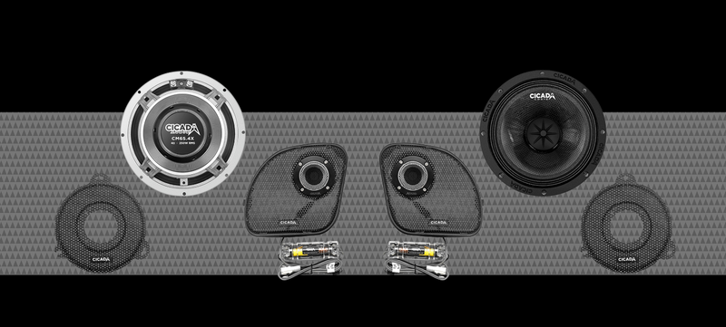 Cicada Audio 14CXK65.4 Mid-Base Component Speaker Kit