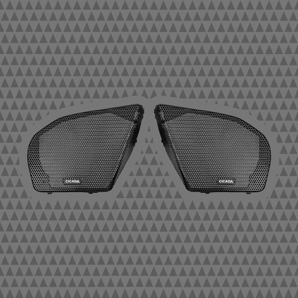 Cicada Audio | 2024+ Road Glide Branded Grilles for Harley Audio