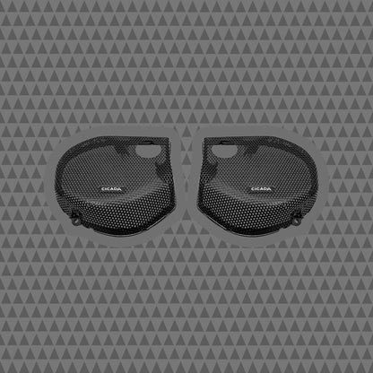 Cicada Audio 24CHDSGGT-05
Harley Street Glide Replacement Round Grills (Pair)
2024+ Street Glide Cicada Audio® Branded Grilles w/ RR05T mounts