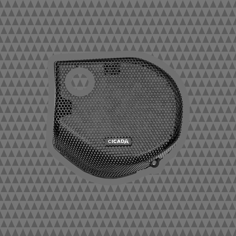 Cicada Audio 24CHDSGGT-05
Harley Street Glide Replacement Round Grills (Pair)
2024+ Street Glide Cicada Audio® Branded Grilles w/ RR05T mounts