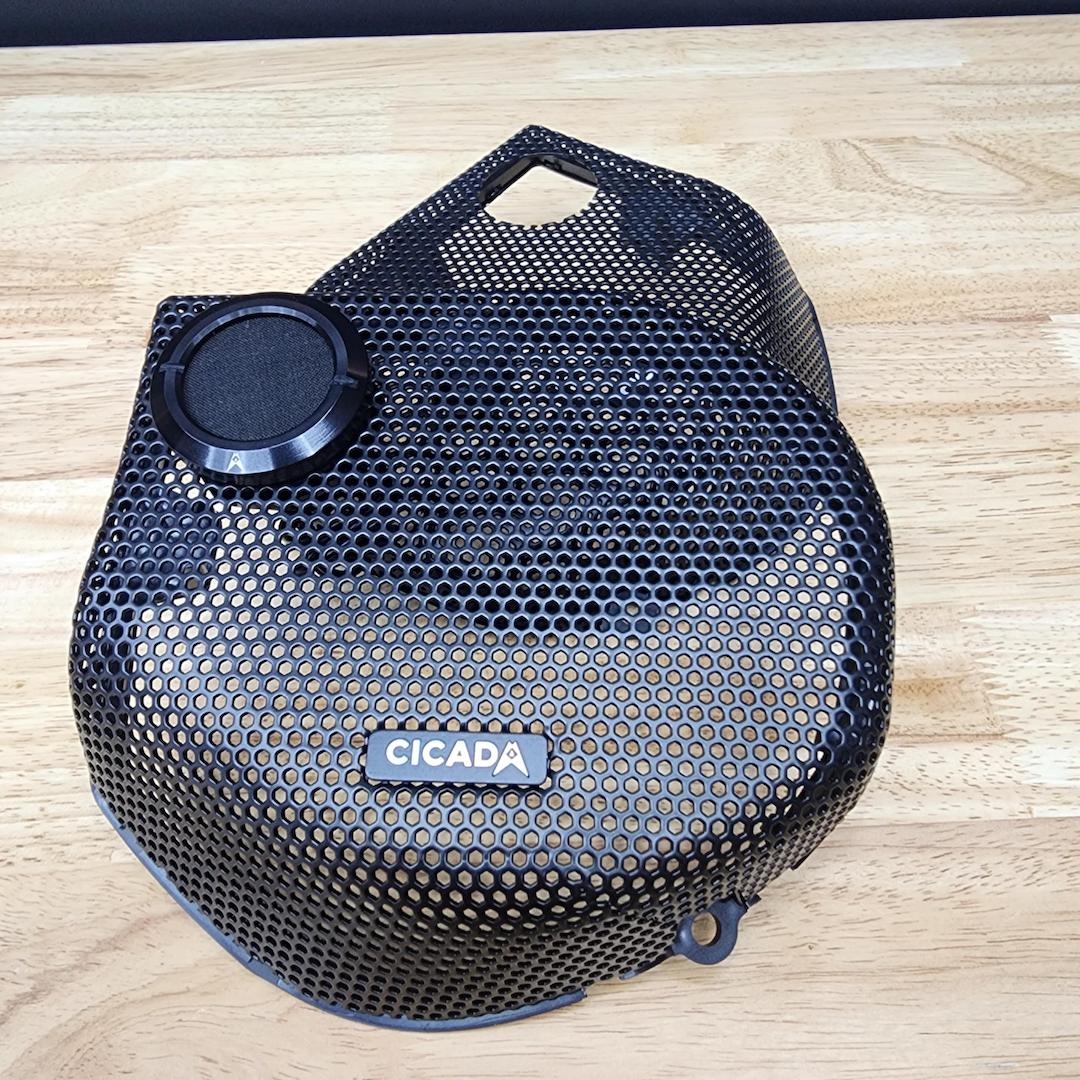 Cicada Audio 24CHDSGGT-05
Harley Street Glide Replacement Round Grills (Pair)
2024+ Street Glide Cicada Audio® Branded Grilles w/ RR05T mounts