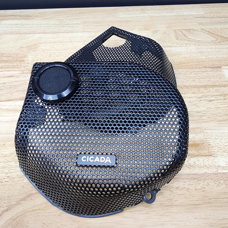 Cicada Audio 24CHDSGGT-05
Harley Street Glide Replacement Round Grills (Pair)
2024+ Street Glide Cicada Audio® Branded Grilles w/ RR05T mounts