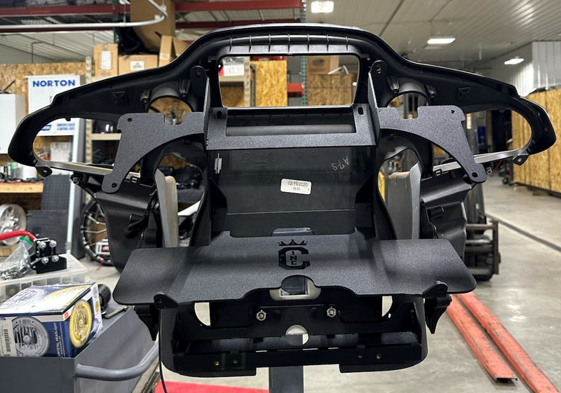 Road glide amp rack