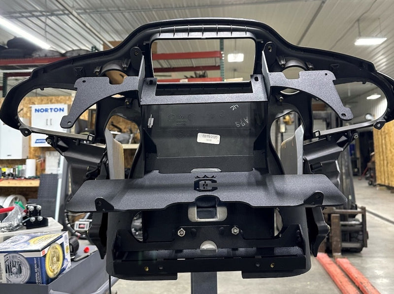 Road glide amp rack