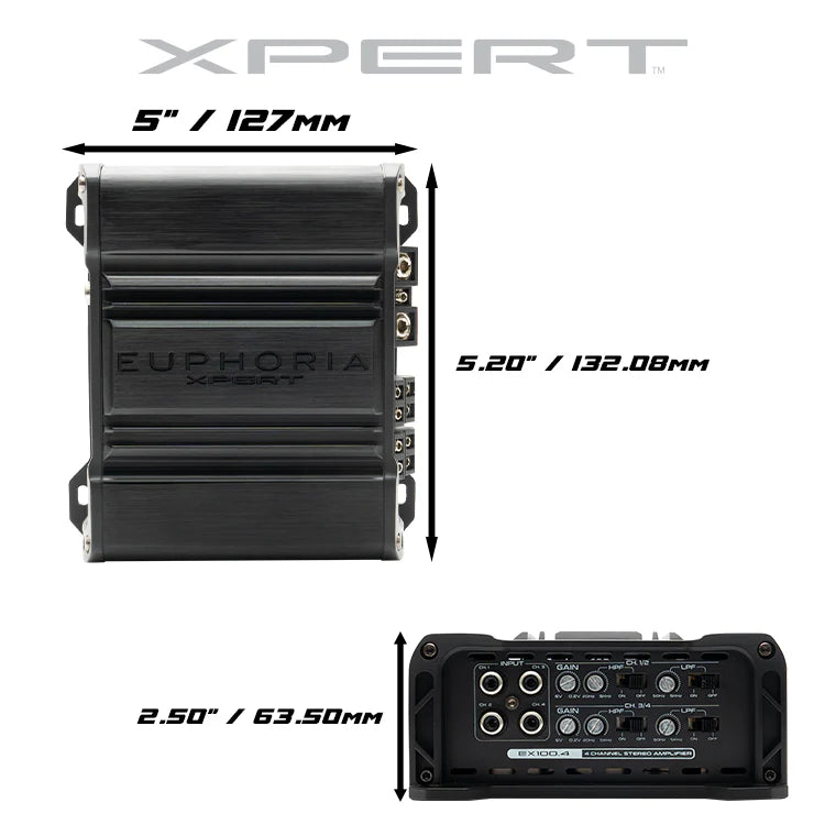 EX100.4 : 4 Channel Full Range Class D Amplifier