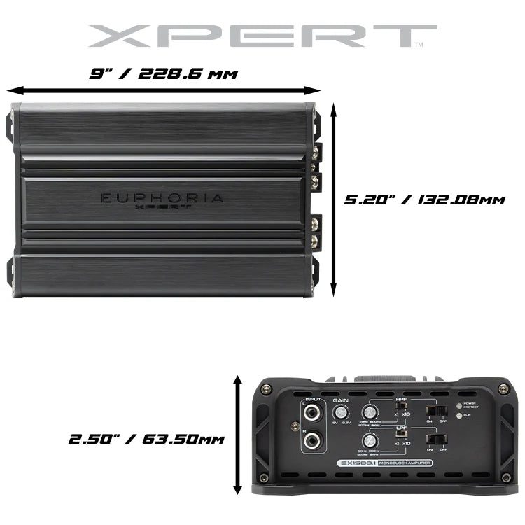 EX1500.1 : Monoblock Full Range Class D Amplifier