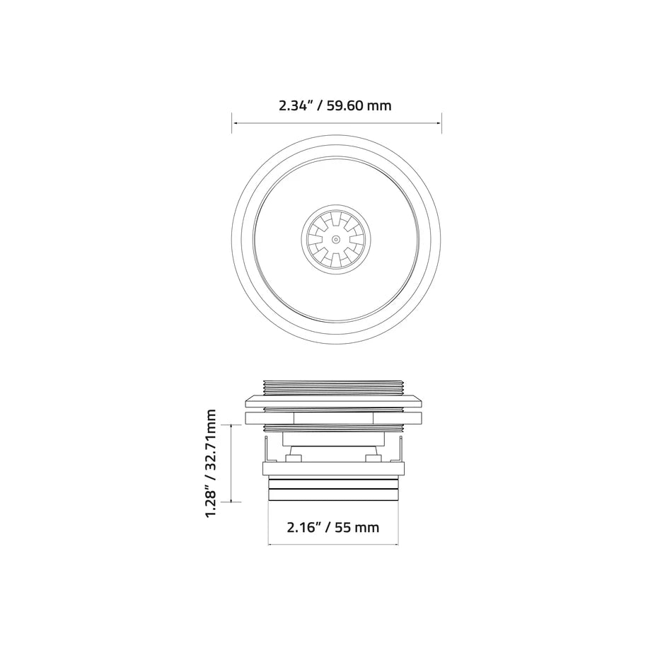 EXT2NB 1" Phenolic NEO Bullet