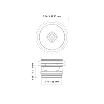 EXT2NB 1" Phenolic NEO Bullet