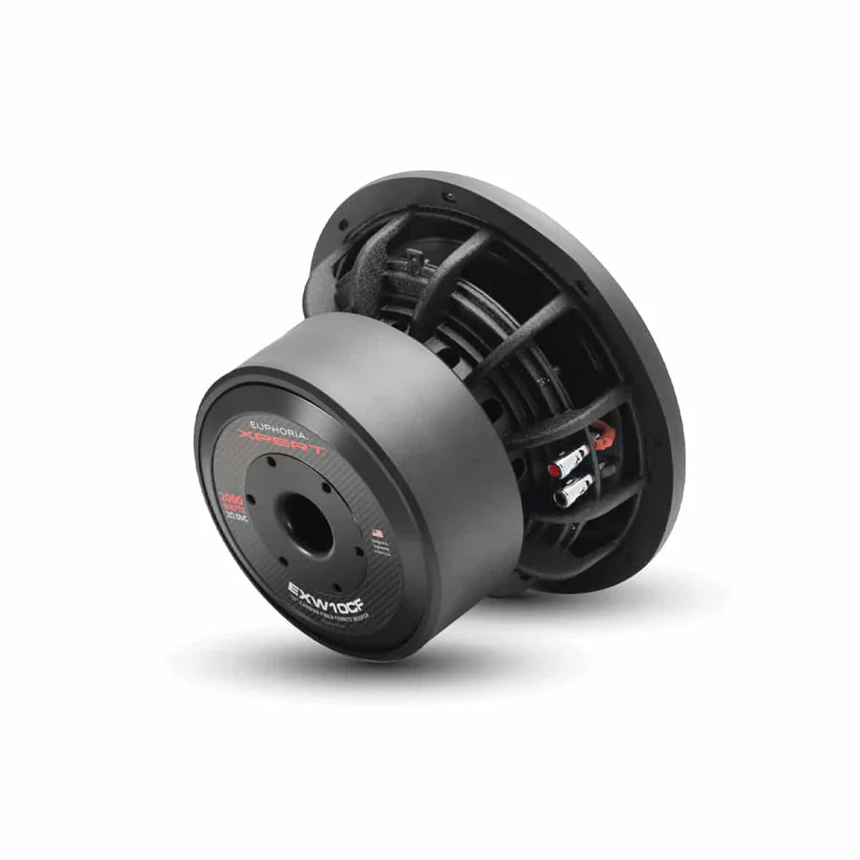 DB Drive Xpert EXW10CF
Dual 2-Ohm Carbon Fiber Subwoofer With Ferrite Magnet