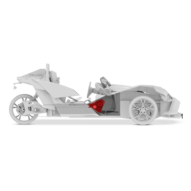 DS18 SLG-FKP6LDV2
Front Kick Panel Pods With Digital LED Lights
for 2015-Current Polaris Slingshot
(LOADED or EMPTY)