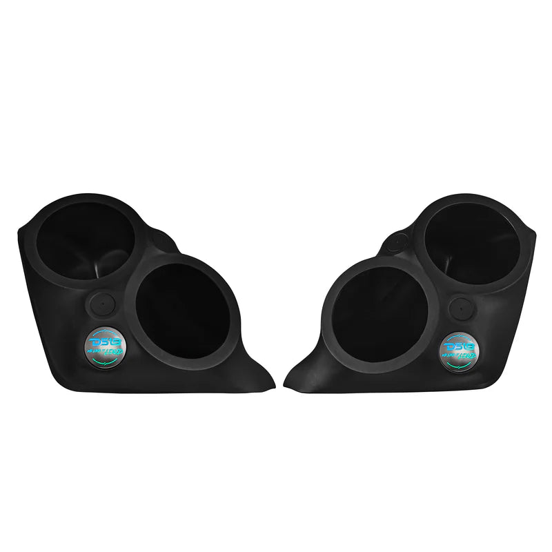DS18 SLG-F82LD
Dual Front Fender 8” Speaker Pods with Digital LED Lighting for Polaris Slingshot