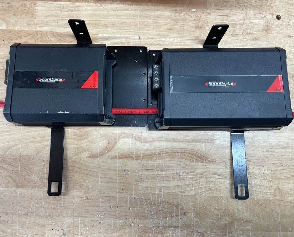 Davidson Audio Amp Installation Products Right Davidson Audio Indian Motorcycle Saddlebag Amp Plate