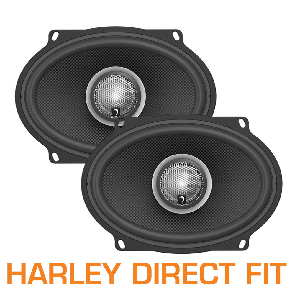 Diamond Audio HXM57F2BK — 5x7 2-Way Harley Direct Replacement Speakers