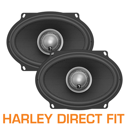 Diamond Audio HXM57F2BK — 5x7 2-Way Harley Direct Replacement Speakers