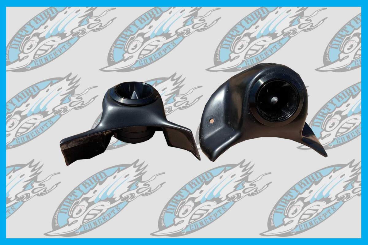 Dirty Bird Concepts Speaker Adapters & Mounts Dirty Bird Concepts Harley Davidson Loud Street Glide Fairing Tweeter Pods 2014 To 2023