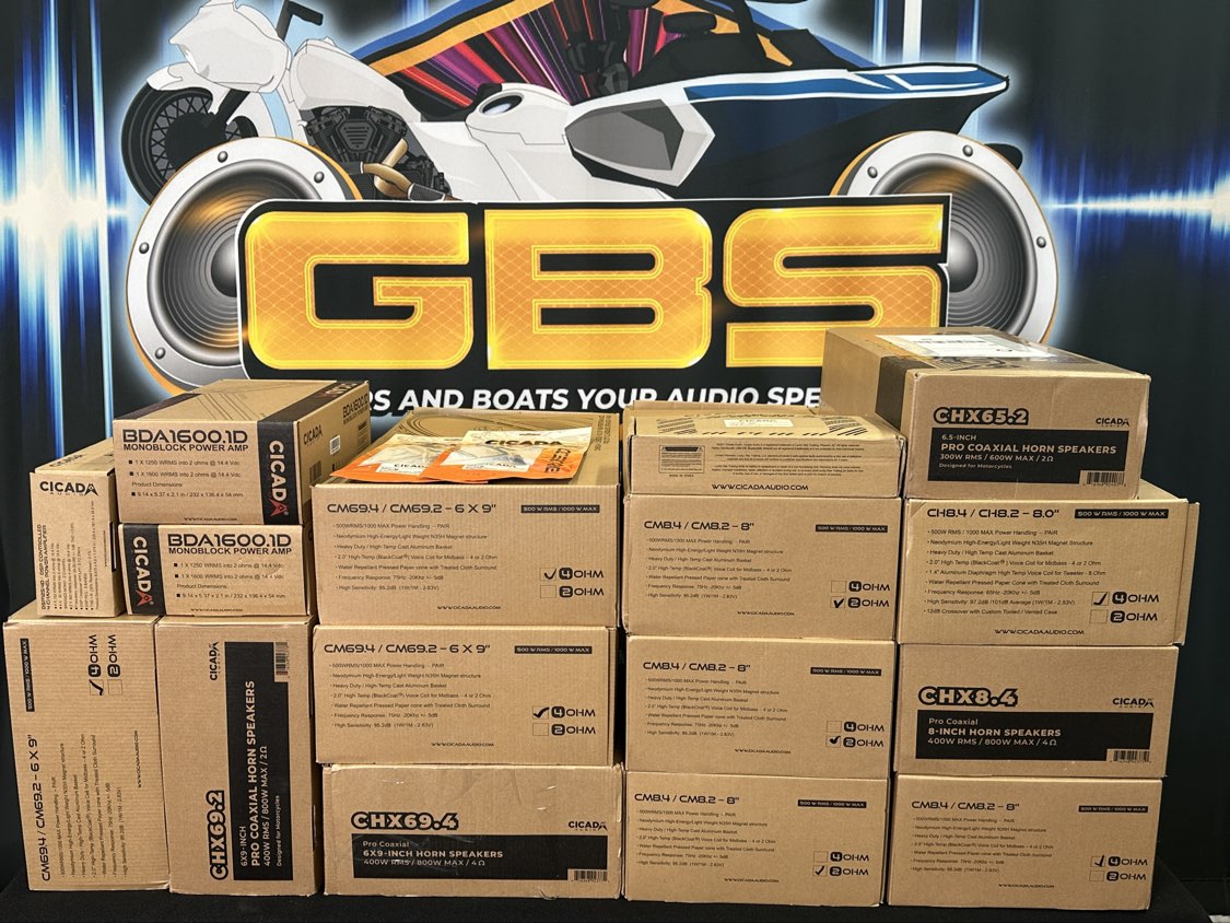 Cicada Audio BDA1600.1D 1600W Monoblock Full-Range Amplifier - Open Box