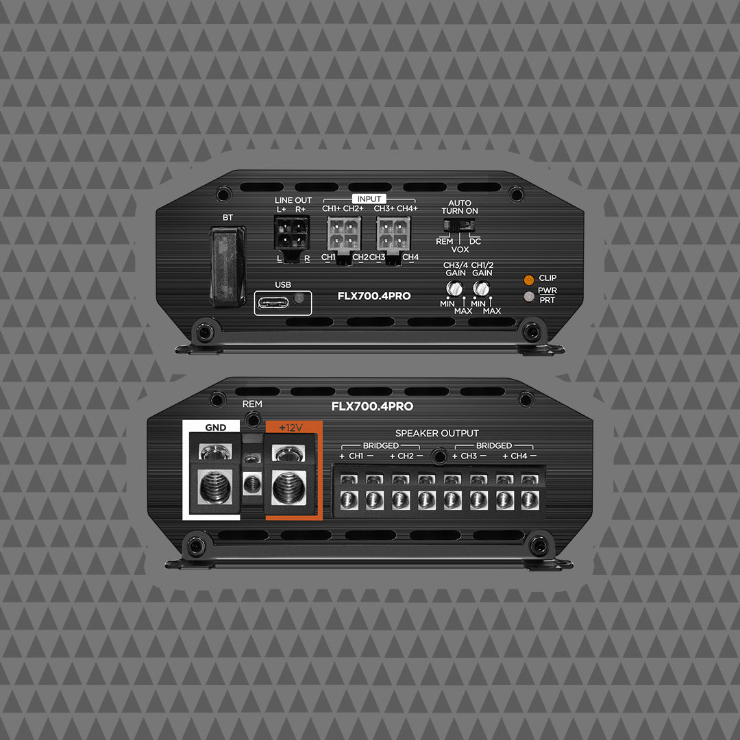 Cicada Audio | FLX700.4PRO – 700W 4‑Channel DSP Amplifier – Garage