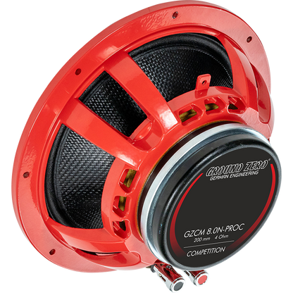 Ground Zero GZCM 8.0N-PROC — 8" Competition Pro Carbon Midrange Speaker