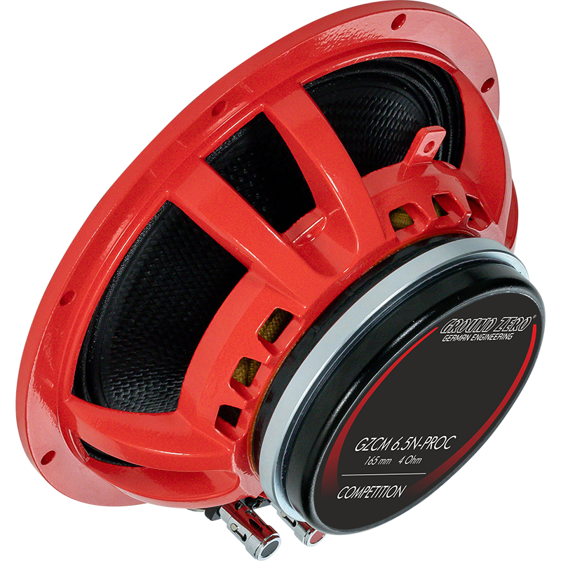 Ground Zero GZCM 6.5N-PROC — 6.5 inch Competition Pro Carbon Midrange Speaker