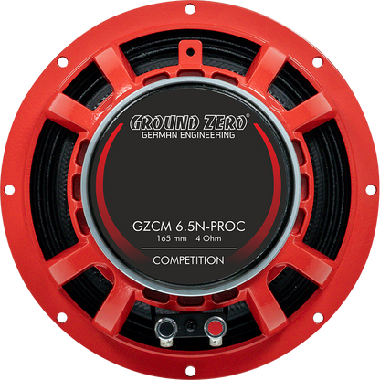 Ground Zero GZCM 6.5N-PROC — 6.5 inch Competition Pro Carbon Midrange Speaker