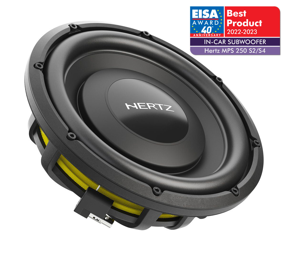 Hertz MPS 250 S2 — 10" 2Ω SVC Mille PRO Shallow Subwoofer