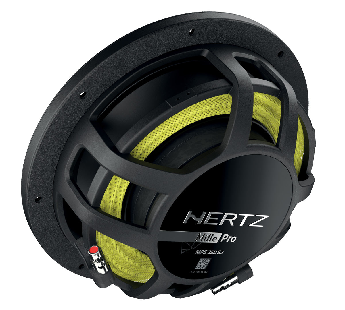 Hertz MPS 250 S2 — 10" 2Ω SVC Mille PRO Shallow Subwoofer
