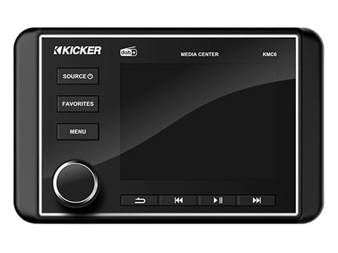 KICKER
KMC6 Premium Marine Media Center