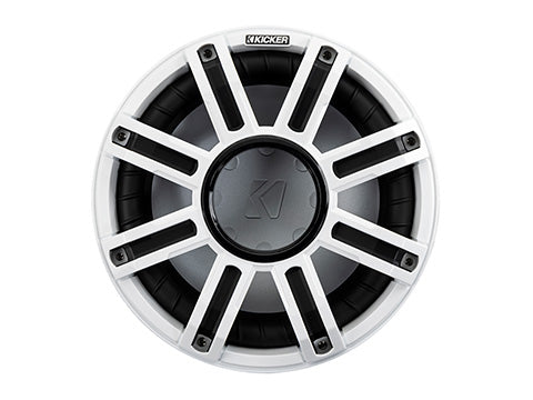 KICKER All Weather&nbsp;
White MWE Marine Subwoofer Grilles
(10" or 12")