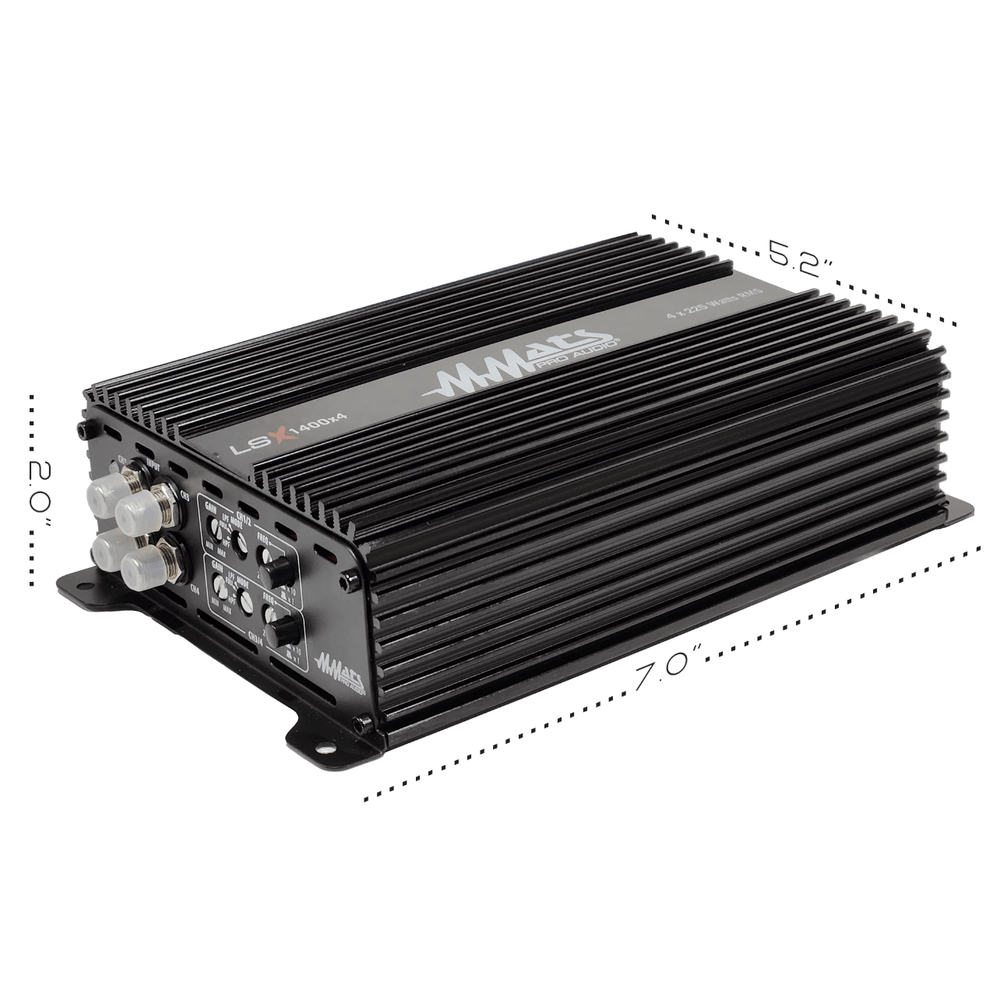MMATS PRO AUDIO LSX900x4
4-Channel Amplifier