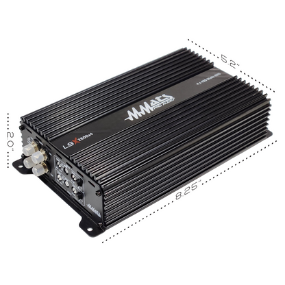 MMATS PRO AUDIO LSX2600x4
4-Channel Amplifier
