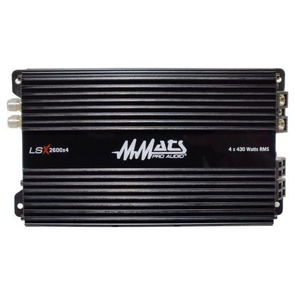 MMATS PRO AUDIO LSX2600x4
4-Channel Amplifier