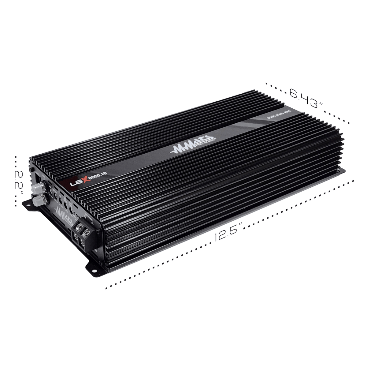 MMATS LSX8000.1D | Monoblock Class D Amp – 8000W High Power Bass