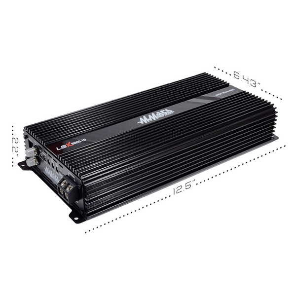 MMATS LSX8000.1D | Monoblock Class D Amp – 8000W High Power Bass