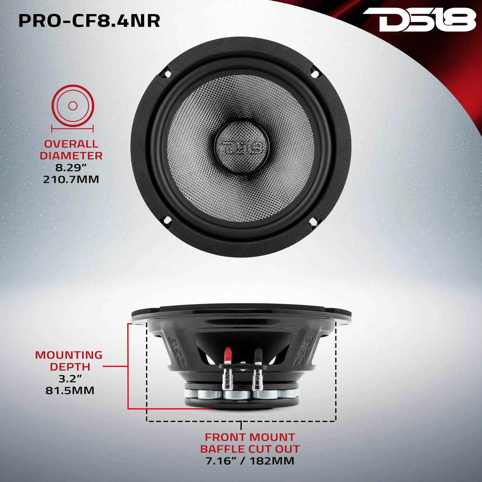 DS18 PRO-CF8NR | 8 DS18 PRO-CF8NR | 8