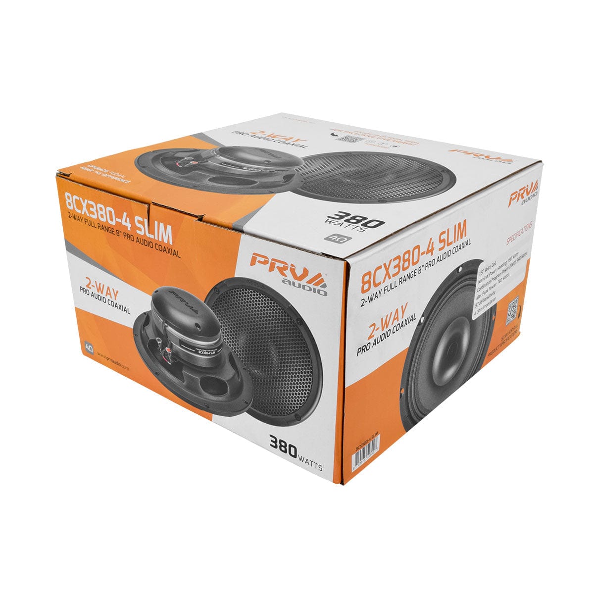 PRV Audio Speakers 6.5" Pro Coax PRV Audio 8CX380-4 SLIM Pro Coaxial Horn Speaker 8"