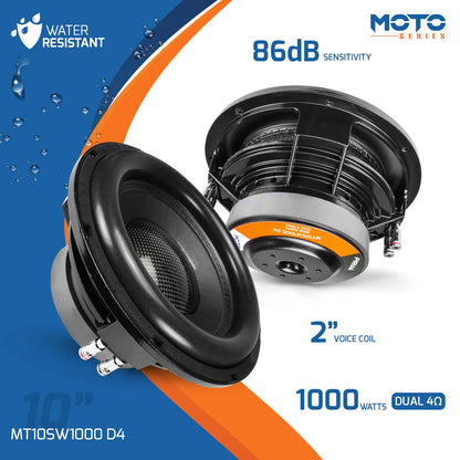 PRV Audio MT10SW1000-D4 10" Subwoofer (Single)