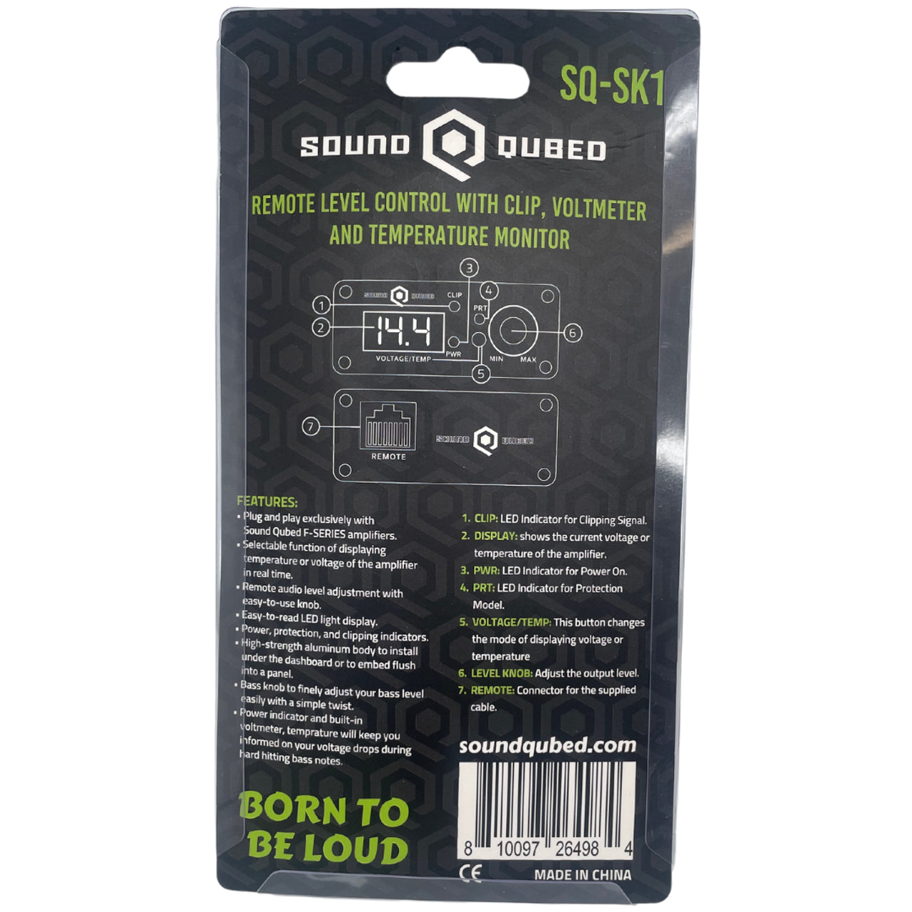 SoundQubed SK1 — Remote Level Control for F‑Series Amplifiers