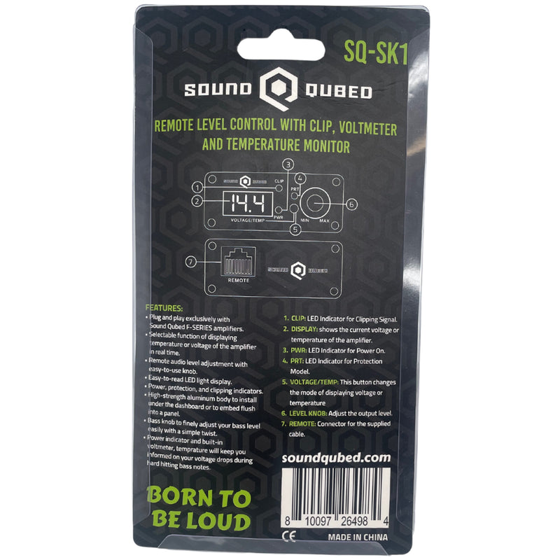 SoundQubed SK1 — Remote Level Control for F‑Series Amplifiers
