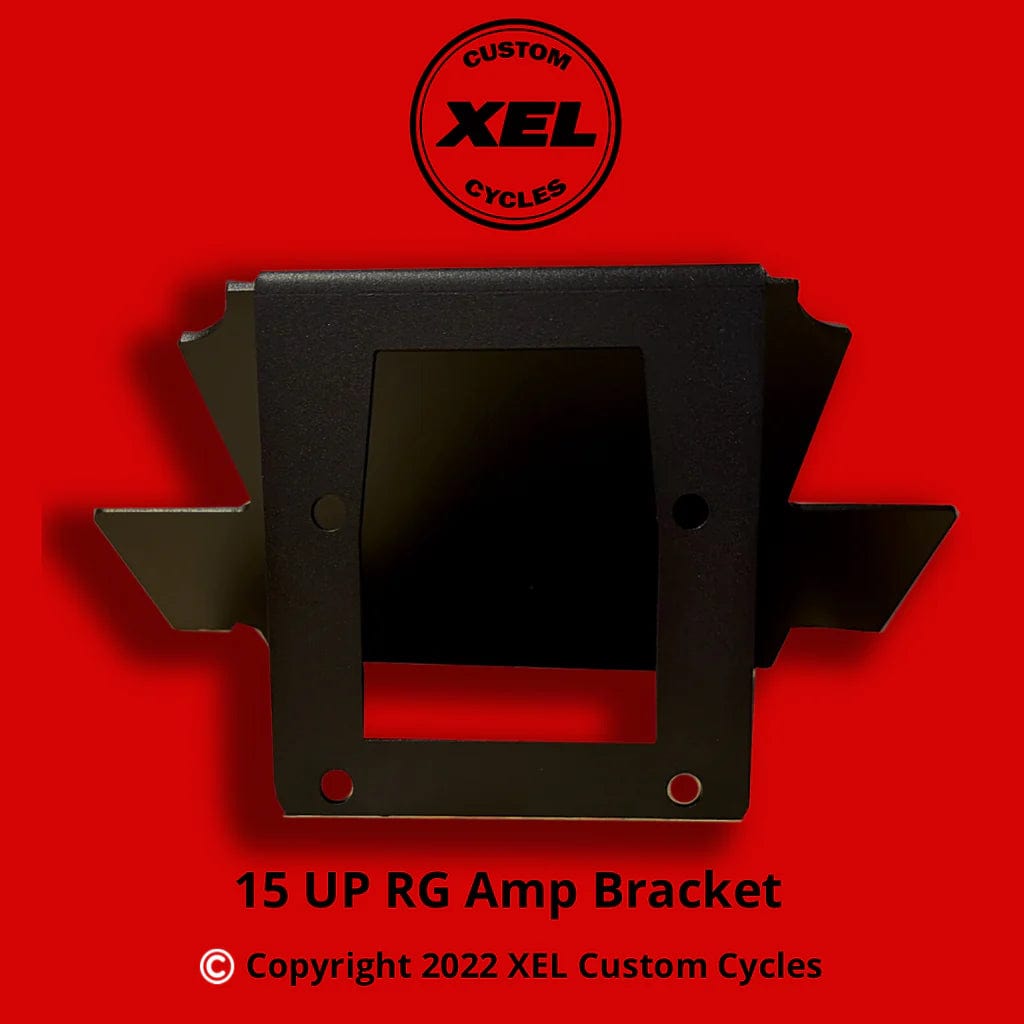 XEL Customs Amp Installation Products XEL Customs 15-Up NEW Road Glide Amp Rack