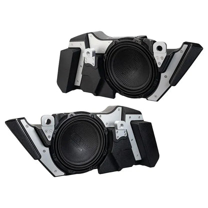 American Hard Bag drop-in subwoofer enclosures for 2023.5 Harley-Davidson Touring saddlebag audio upgrade