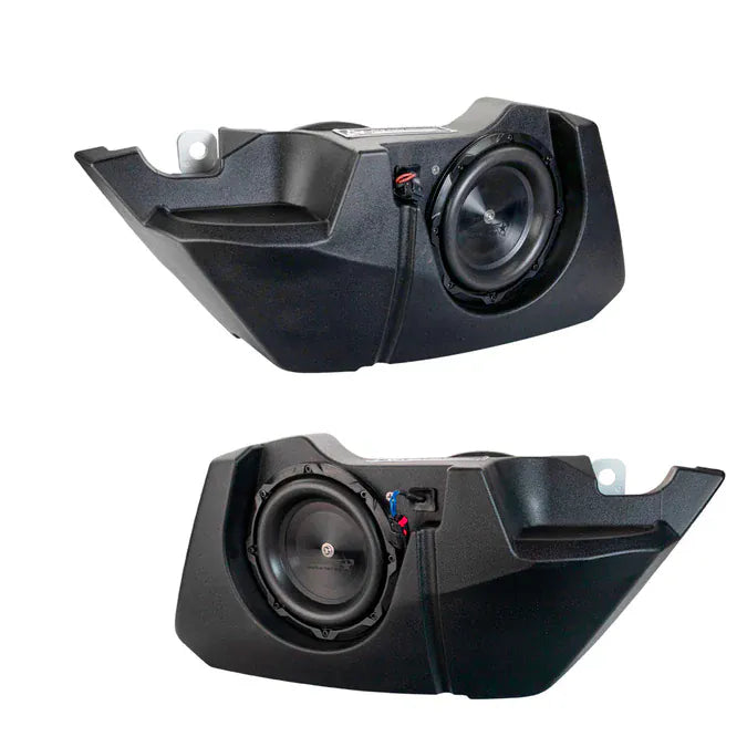 American Hard Bag Velocity drop-in 10 inch subwoofer kit for 2023.5 Harley-Davidson Touring motorcycles
