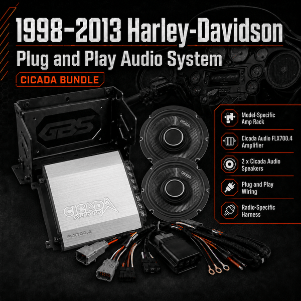 1998-2013 Harley Plug and Play Audio System | Cicada Audio