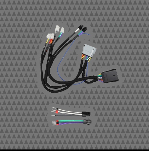 Cicada Audio 24HDNAVTVA2B NAV-TV A2B harness connector leads for 2024+ Harley-Davidson motorcycles